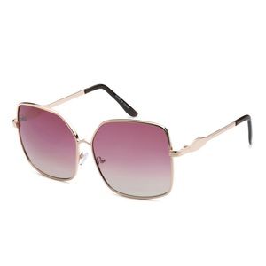 Square Elegant and Feminine Gold Frame Shades